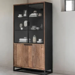 DTP Home Vitrinekast Cosmo Teakhout Naturel