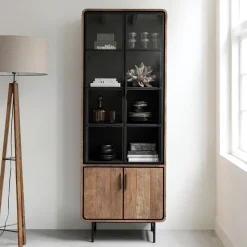 Outlet DTP Home Vitrinekast Evo Teakhout