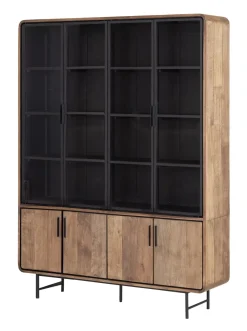 Outlet DTP Home Vitrinekast Evo Teakhout
