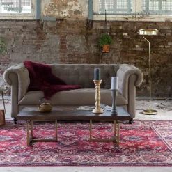 Clearance Dutchbone Vloerkleed Bid kleur Old Red