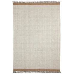 Kave Home Vloerkleed Brina Wolmix Lichtgrijs