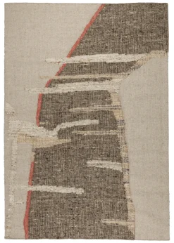 Clearance Dutchbone Vloerkleed Briton Wol en jute, kleur Beige