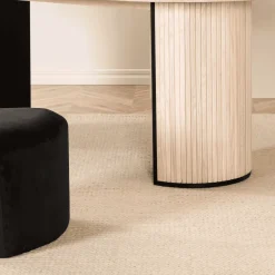 Outlet Nohr Vloerkleed Demetrious Wol, kleur Off White Wit