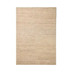 Discount Kave Home Vloerkleed Derule Jute en wol Beige
