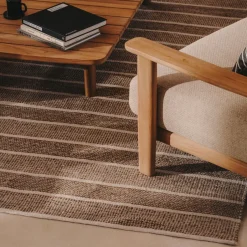 New Kave Home Vloerkleed Desni PET, 200 x 300cm Meerkleurig