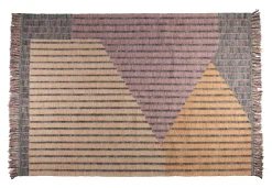 Clearance Dutchbone Vloerkleed Hampton kleur Lila Lilla