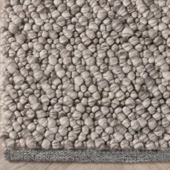 Best Nohr Vloerkleed Ilia Wol, kleur Lichtgrijs