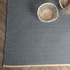 Discount Nohr Vloerkleed Keefe Wol, kleur Blauw