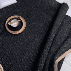 Clearance Nohr Vloerkleed Laszlo Jute, kleur Zwart