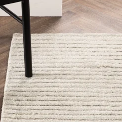 Hot Nohr Vloerkleed Lorrie Wol, kleur Crème Lichtgrijs