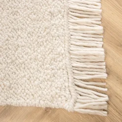 Outlet Nohr Vloerkleed Malary Wol, kleur Off White Wit
