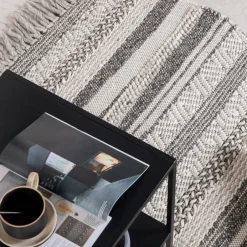 Online Nohr Vloerkleed Randalyn Wol, kleur Donkergrijs