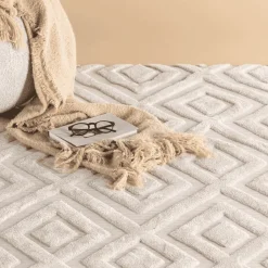 New Nohr Vloerkleed Rondale kleur Off White Wit