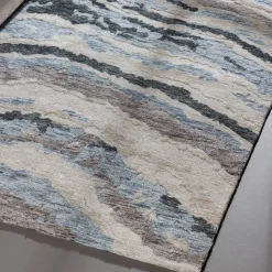 Nohr Vloerkleed Silviano kleur /Blauw Beige
