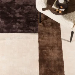 Discount Nohr Vloerkleed Tijuan kleur Crème/ Bruin