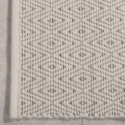 Outlet Nohr Vloerkleed Turell Wol, kleur Beige