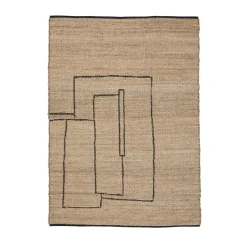 Hot Kave Home Vloerkleed Velira Jute Beige