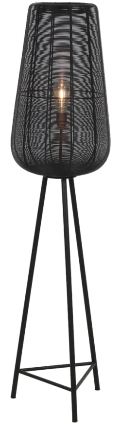 Sale Light & Living Vloerlamp Adeta kleur Mat Zwart