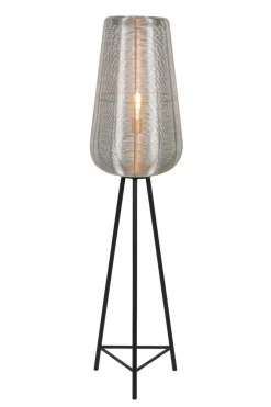 Hot Light & Living Vloerlamp Adeta kleur Nikkel Zilver