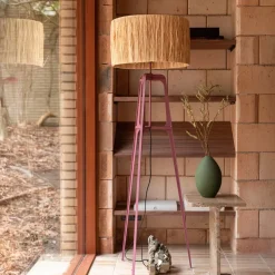 Sale Dutchbone Vloerlamp Afra Raffia, 157cm