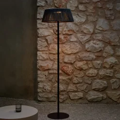 New Kave Home Vloerlamp Aldet Op zonne-energie Donkergroen