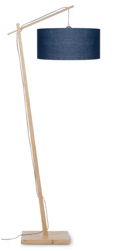Hot GOOD&MOJO Vloerlamp Andes Naturel, Bamboe en Eco linnen