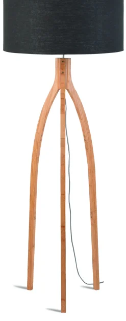 Online GOOD&MOJO Vloerlamp Annapurna Bamboe en Eco linnen