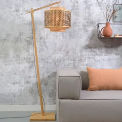 Discount GOOD&MOJO Vloerlamp Bhutan Small, Bamboe