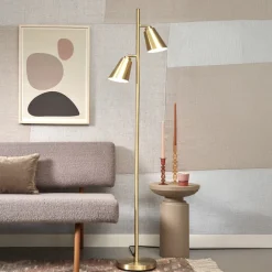 Discount it's about RoMi Vloerlamp Bremen 2-lamps