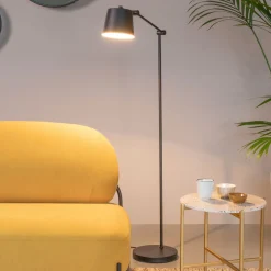 Discount ZILT Vloerlamp Bret 124cm hoog, kleur Zwart