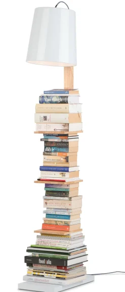 Hot it's about RoMi Vloerlamp Cambridge met plankjes