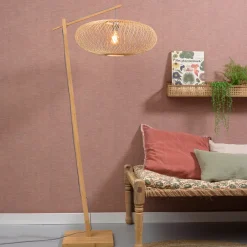 Outlet GOOD&MOJO Vloerlamp Cango Bamboe, 176cm