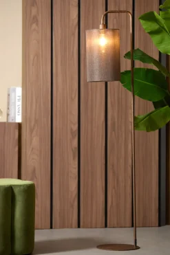 Best Light & Living Vloerlamp Donio 155cm, kleur Bruin