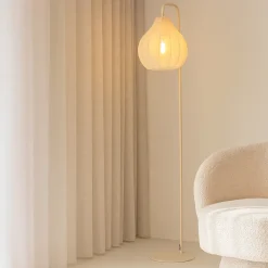 Light & Living Vloerlamp Elati 156cm hoog, kleur Zand