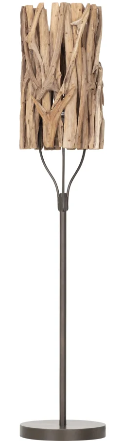 Outlet MUST Living Vloerlamp Forest Teakhout