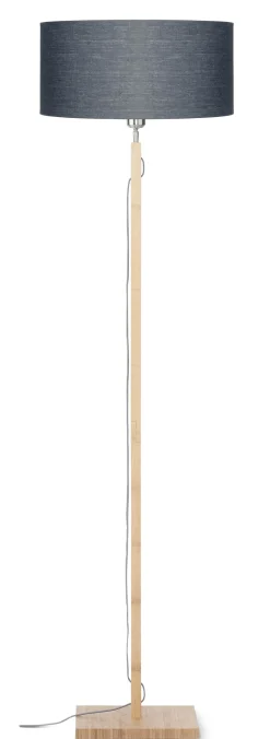 Online GOOD&MOJO Vloerlamp Fuji Bamboe en Eco linnen