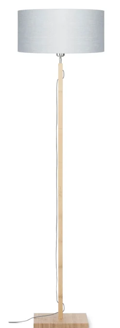 Online GOOD&MOJO Vloerlamp Fuji Bamboe en Eco linnen