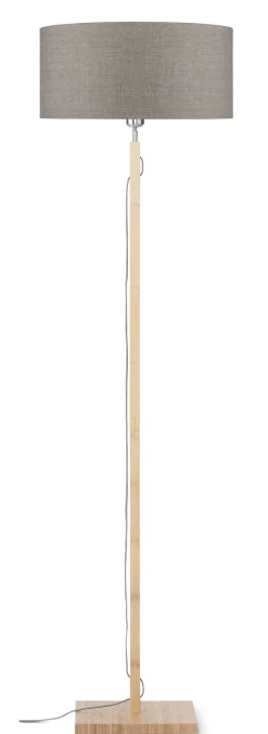 Online GOOD&MOJO Vloerlamp Fuji Bamboe en Eco linnen