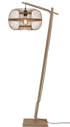 GOOD&MOJO Vloerlamp Hokkaido Bamboe, 150cm