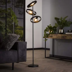 Online LifestyleFurn Vloerlamp Homer kleur Charchoal Charcoal
