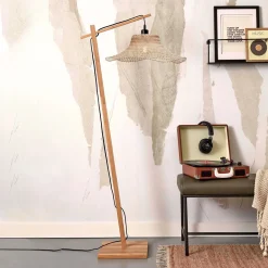 Clearance GOOD&MOJO Vloerlamp Ibiza Bamboe, 150cm