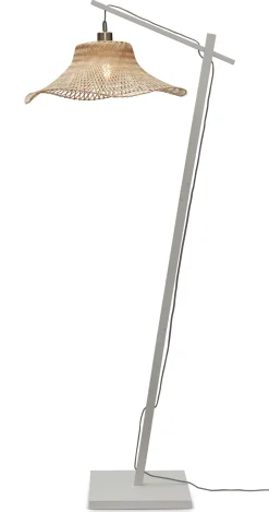 Clearance GOOD&MOJO Vloerlamp Ibiza Bamboe, 150cm