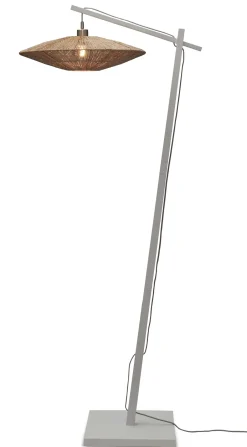Online GOOD&MOJO Vloerlamp Iguazu Bamboe en jute, 176cm