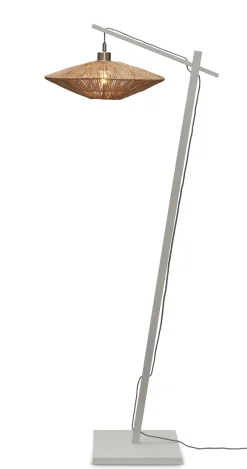 Best GOOD&MOJO Vloerlamp Iguazu Bamboe en Jute, 150cm