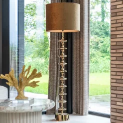 Best Richmond Interiors Vloerlamp Jane 138cm, kleur (excl. kap) Goud