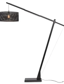 Hot GOOD&MOJO Vloerlamp Java Bamboe, 207cm