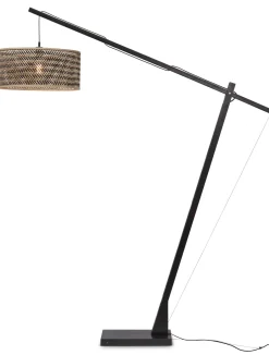 Hot GOOD&MOJO Vloerlamp Java Bamboe, 207cm