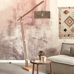 Hot GOOD&MOJO Vloerlamp Java Bamboe, 207cm