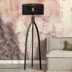 New GOOD&MOJO Vloerlamp Java 3-poot, Bamboe