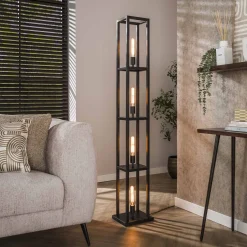 Clearance LifestyleFurn Vloerlamp Jocelyn 4-lamps